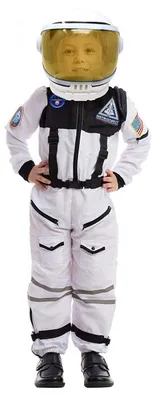 Produktbild von Spooktacular Creations die NASA-Astronauten Pilot kostüm mit Movable visierhelm für Kinder, Jungen, mädchen, Kleinkind-Pretend Raum Rollenspiele verkleiden-Weiß X-Large (13-15 Jahre)