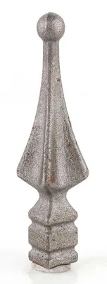 Produktbild von LogistSystem 1 Stück Zierspitze Metall - 125x30mm (HxB) / Basis: 20x20 Zaundekoration 40.092