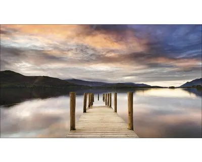 Produktbild von Giclée Leinwandbild Flooded Jetty 160x80 cm