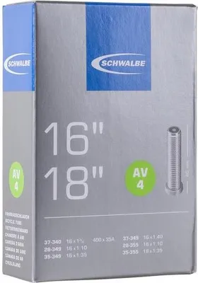 Produktbild von 2x Schwalbe Schlauch AV4 16/18x1 1/8-1 3/8