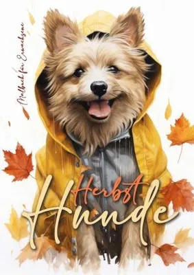 Produktbild von Herbst Hunde Malbuch für Erwachsene
