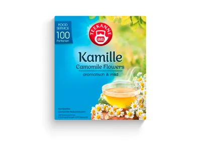 Produktbild von Teekanne Kamille aromatisch mild mit natürlichen Zutaten 120g