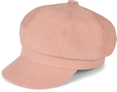 Produktbild von styleBREAKER Damen Ballonmütze aus weichem Stoff, Schirmmütze Vintage Style, Bakerboy Schiebermütze, Newsboy Cap 04023086