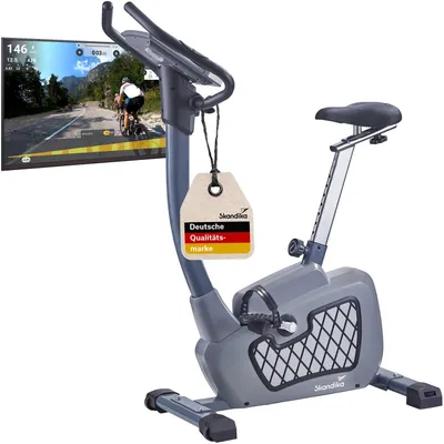 Produktbild von Ergometer SKANDIKA Wiry (grau) mit Matte