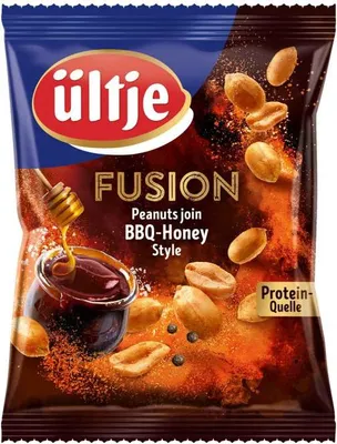 Produktbild von Ültje Fusion BBQ Honey Style Erdnusskerne mit BBQ Honig 150g
