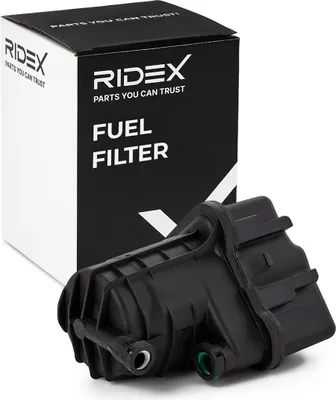 Produktbild von Kraftstofffilter RIDEX 9F0103 für RENAULT Clio III Schrägheck (BR0/1, CR0/1) Leitungsfilter