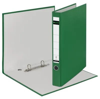 Produktbild von LEITZ 1014 Ringordner A4 PP 2 Ringe 35 mm grün
