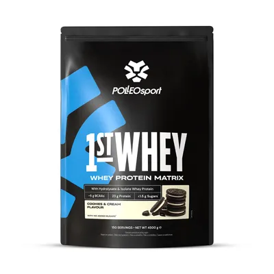 Produktbild von Polleo 1st Whey, 4,5 kg - Cookies & Cream
