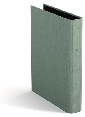 Produktbild von A4-Ringordner-Aufbewahrungsbox mit 2 Ringen, Schreibtisch-Organizer für Dokumente, transparente Einsteckhüllen und Trennblätter, Ringordner aus Faserplatte und Papier, mintgrün