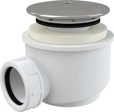 Obrázok produktu pre Alcadrain A47CR-60 Ablaufgarnitur für die Duschwannen, verchromt Ø 60