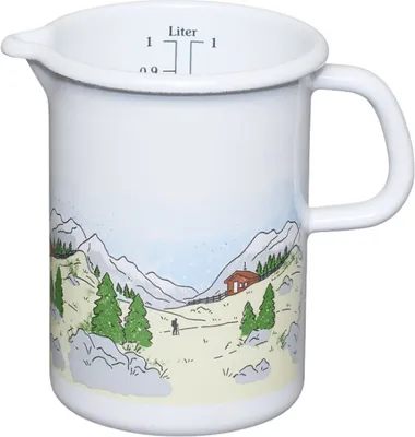 Produktbild von Riess Küchenmaß ⌀10cm 1L Landlust Emaille