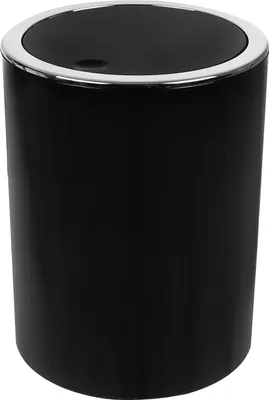 Produktbild von Sepio Abfalleimer Nico 5 L mit Druckdeckel, Schwarz