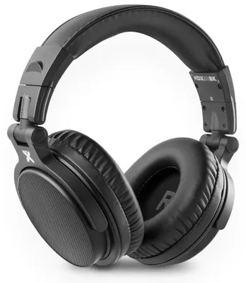Produktbild von HDX50BK DJ Kopfhörer mit Kabel 50mm Treiber Tiefer Bass Over Ear Studio Kopfhörer mit und Klinke Faltbar und Drehbar Studio und DJ Headphones Wired inkl