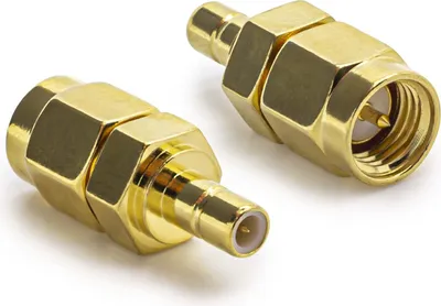 Produktbild von HF Adapter SMB Buchse auf RP-SMA Stecker Haben Pin + Außengewinde Antenne