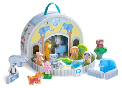 Produktbild von Tier-Bauspiel mit Transportbox für Kinder ab 18 Monaten