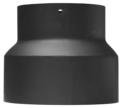 Produktbild von Raik Basic Reduzierung 180mm - 150mm schwarz für Rauchrohr / Ofenrohr