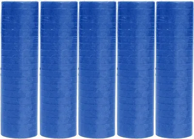 Produktbild von 5 Rollen Papier Luftschlangen dunkelblau | schwer entflammbar