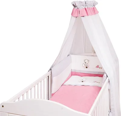 Produktbild von Be Be's Collection 207-30 Bett Set- 3tlg. Oscar rosa