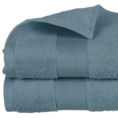 Obrázek produktu pro Námořnická modrá ručník ze 100% organické bavlny - 150 x 100 cm