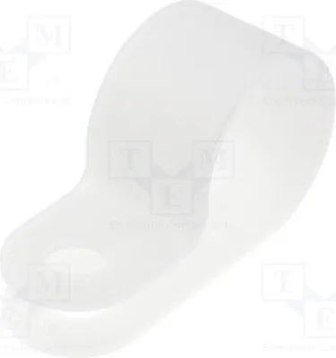 Immagine prodotto di 10 fascette stringitubo: diametro interno 11,5 mm, per il fissaggio di cavi, tubi e fascette