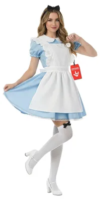 Produktbild von Fun Shack Alice Kostüm Damen - Halloween Kostüm Damen, Faschingskostüme, Karneval Kostum Frauen, XL