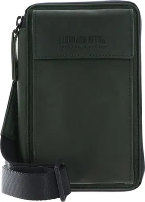 Produktbild von LEONHARD HEYDEN Leder Handytasche Umhängetasche Den Haag Phone Bag Olive dunkelgrün