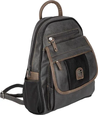 Produktbild von Cityrucksack Damenrucksack Tagesrucksack Stadt Rucksack Bagpack GRAU-TAN (15119)