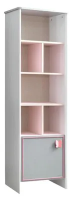 Produktbild von Bücherregal Weiß Regal Schrank Holz für Kinderzimmer Jugendzimmer Möbel Modern