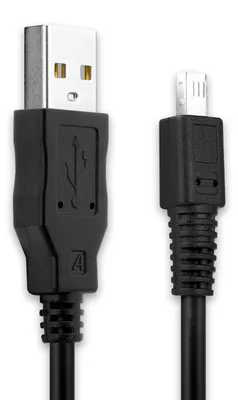 Produktbild von subtel U-4 USB Kabel 1.5m kompatibel mit Kodak EasyShare DX6490 DX7590 CX7430 LS743 DX4530 CX7525 CX7300 CX6330 Ladekabel U-4 4 Pin auf USB A 2.0 Datenkabel  schwarz PVC
