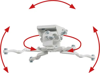 Immagine prodotto di B-Tech System 2 - Supporto a soffitto per proiettore universale con microregolazione