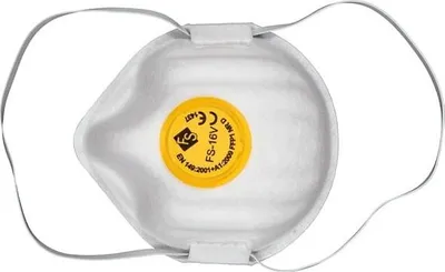 Productafbeelding van Yato YT-74862, beker, FFP1, wit, effen, polypropyleen (PP), EN 149:2001 + A1:2009