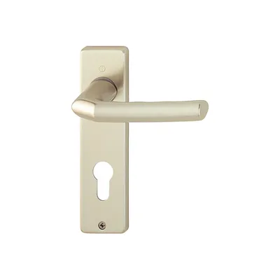 Produktbild von Hoppe Birmingham Kurzschildgarnitur F2 Aluminium Neusilber 1117/202KP, PZ Profilzylinder