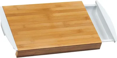 Produktbild von Schneidebrett-Set Bambus braun/weiß 41 x 4 x 25 cm - 3 Stück