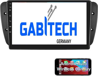 Produktbild von 9 Zoll Android 13 Autoradio GPS Navi für Seat IBIZA 2008-2015 Wirelss Carplay 64GB BT FM RDS