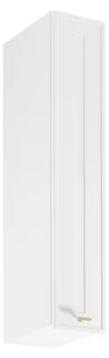 Produktbild von Hoher Küchenoberschrank SALERNO – Breite 20 cm, weiß