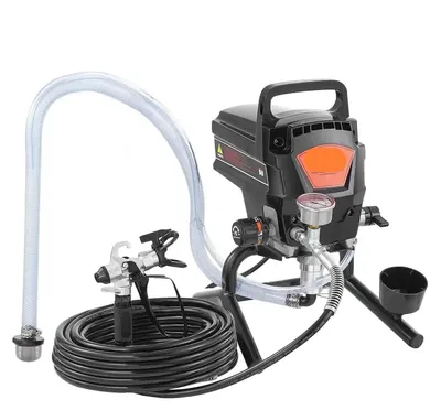 Obrázok produktu pre Airless striekacia pištoľ - Elektrická striekacia pištoľ - Striekacia pištoľ - 750 W s vozíkom - 15 metrov - 3000 PSI vysokotlaká