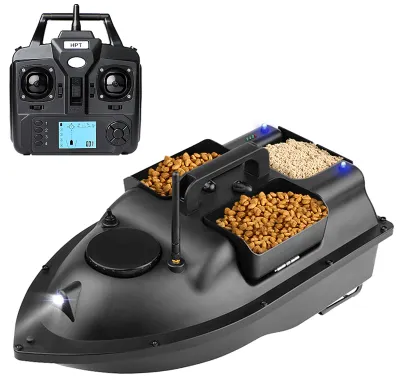 Produktbild von Angelköderboot, drahtlose Steuerung, GPS-Funktionalität, schwarz