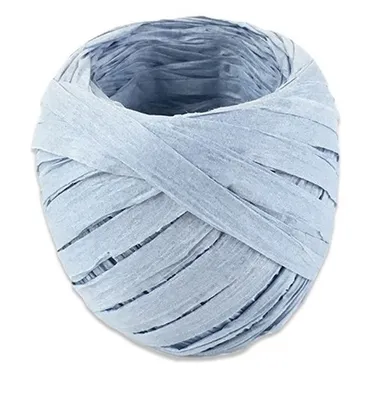 Produktbild von Raffia Papierband in Silber 20 Meter