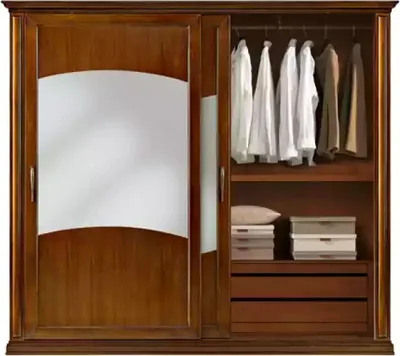 Immagine prodotto di Armadio classico Armadio marrone Armadio in legno Armadio