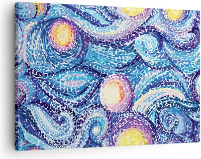 Produktbild von Bild auf Leinwand - Leinwandbild - Abstraktion modern - 70x50cm - Wand Bild - Wanddeko - Wandbilder - Leinwanddruck - Bilder - Kunstdruck - Wanddekoration - Leinwand bilder - Wandkunst - AA70x50-3935