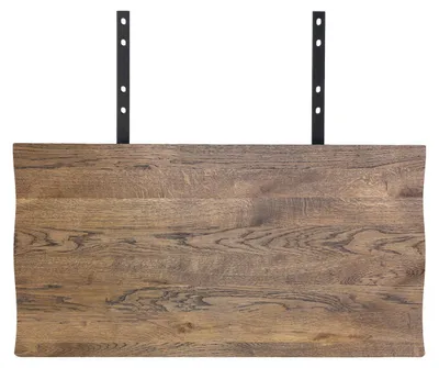 Productafbeelding van Toulon tafelverlengstuk van gerookt eikenhout, 2-delige set 95x50 cm