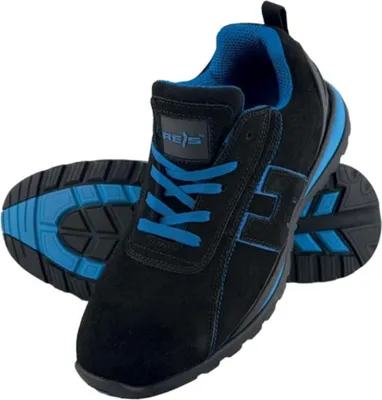 Produktbild von Arbeitsschuhe SB SRA Halbschuhe Wildleder schwarz/blau 39