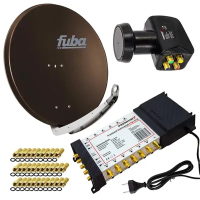 Produktbild von PremiumX SAT Anlage Fuba DAA 850 B Antenne 5/12 Multiswitch LNB F-Stecker