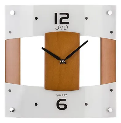 Obrázok produktu pre Moderné drevené nástenné hodiny JVD N11042B