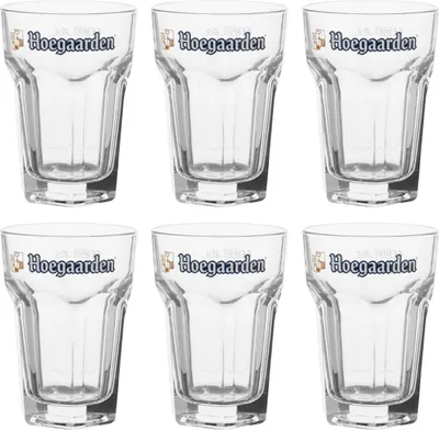 Obrázek produktu pro Pivní sklenice Hoegaarden pšeničné pivo 250 ml - 6 kusů