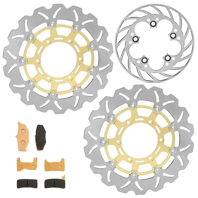 Productafbeelding van Remdisken en remblokken, lichtgewicht ontwerp, verbeterde remprestaties, geschikt voor GSXR 750 modellen van 2008-2010