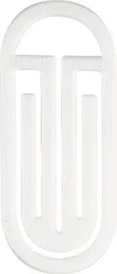 Produktbild von Büroklammern King Klip mit Bogen 62mm VE=50 Stück weiß