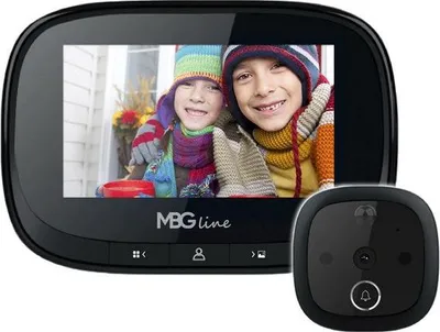 Zdjęcie produktu dla Wizjer do drzwi kamera MBG Line SF55 Black Edition