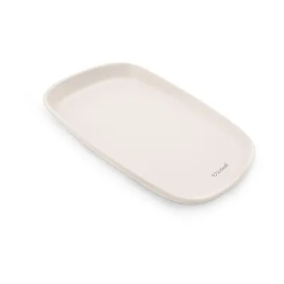 Image de COIL, tapis de change pour bébé, table à langer, surface de change, cuve à langer, mousse EVA, doux, imperméable, avec un bord de 11 cm de hauteur, couleur beige clair