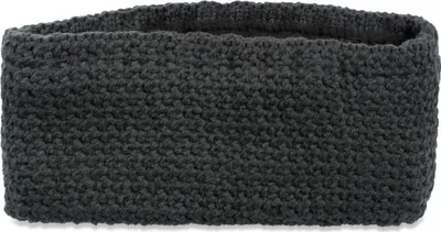 Produktbild von styleBREAKER Damen Stirnband in feiner Häkel Optik einfarbig, Thermo Fleece Futter, Uni Winter Headband 04026051